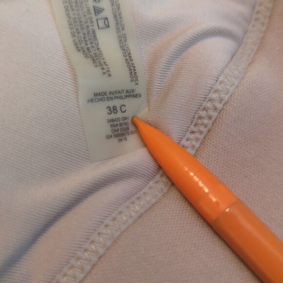 Victorias Secret Push Up Swim Tankini Top Swimsuit Womens 38C Teal Center Tie - Picture 6 of 8